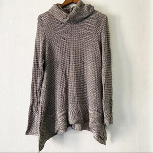 Jeanne Pierre Oversized Chic Cowl Neck Tunic Sweater Petite Large Cozycore